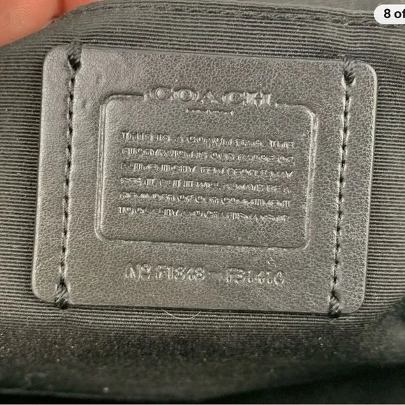 COACH Purse Black Mixed Leather & Suede Tote Bag w/ Gold Hardware ➕ FREE ITEM!⬇️ - Picture 5 of 16